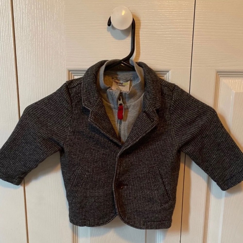Toddler blazer jacket zipper suit jacket